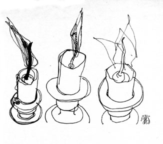 Candles by Arthur Sussman